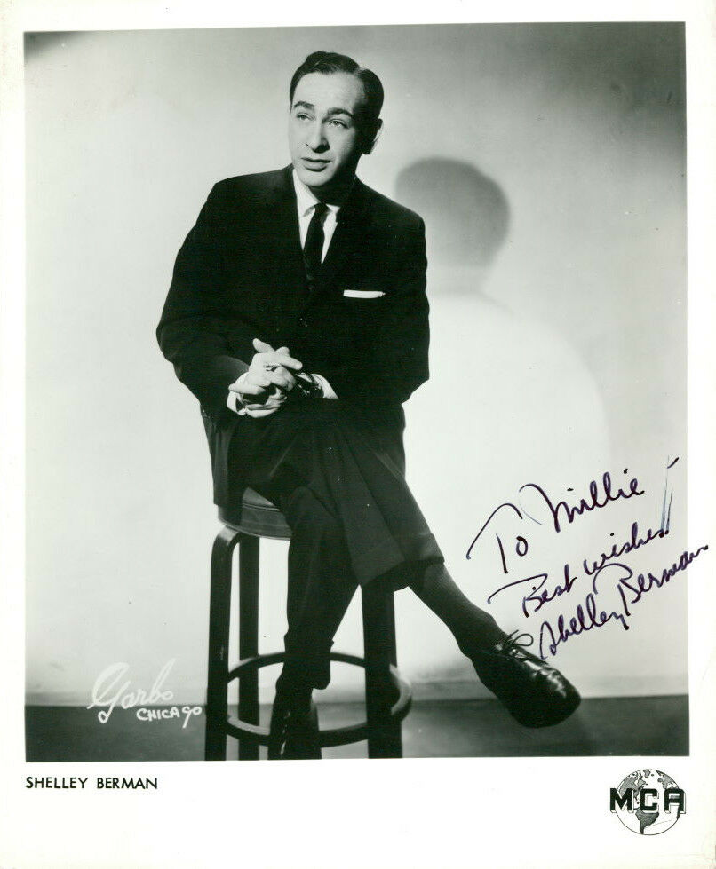 Shelley Berman (Vintage, Inscribed) signed Photo Poster painting COA