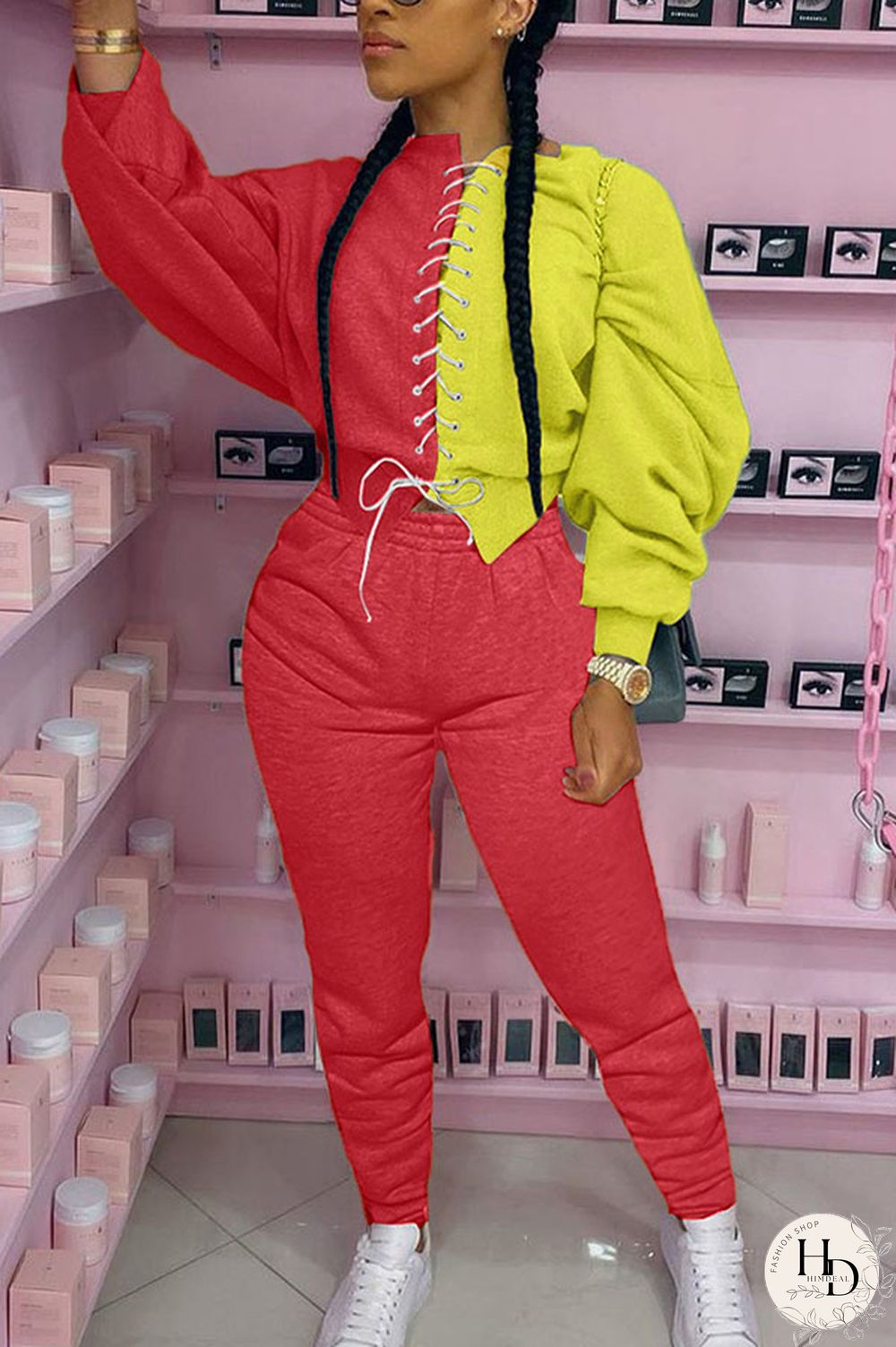 Grey Sexy Solid Patchwork O Neck Long Sleeve Short Two Pieces