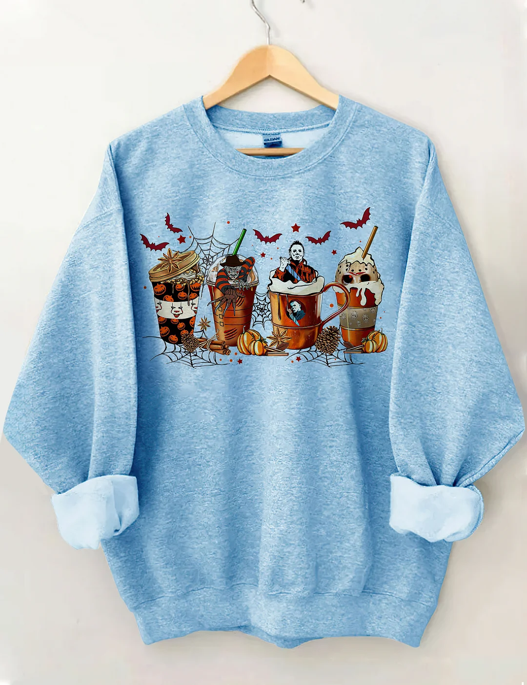 Skeleton Coffee Cups Sweatshirt