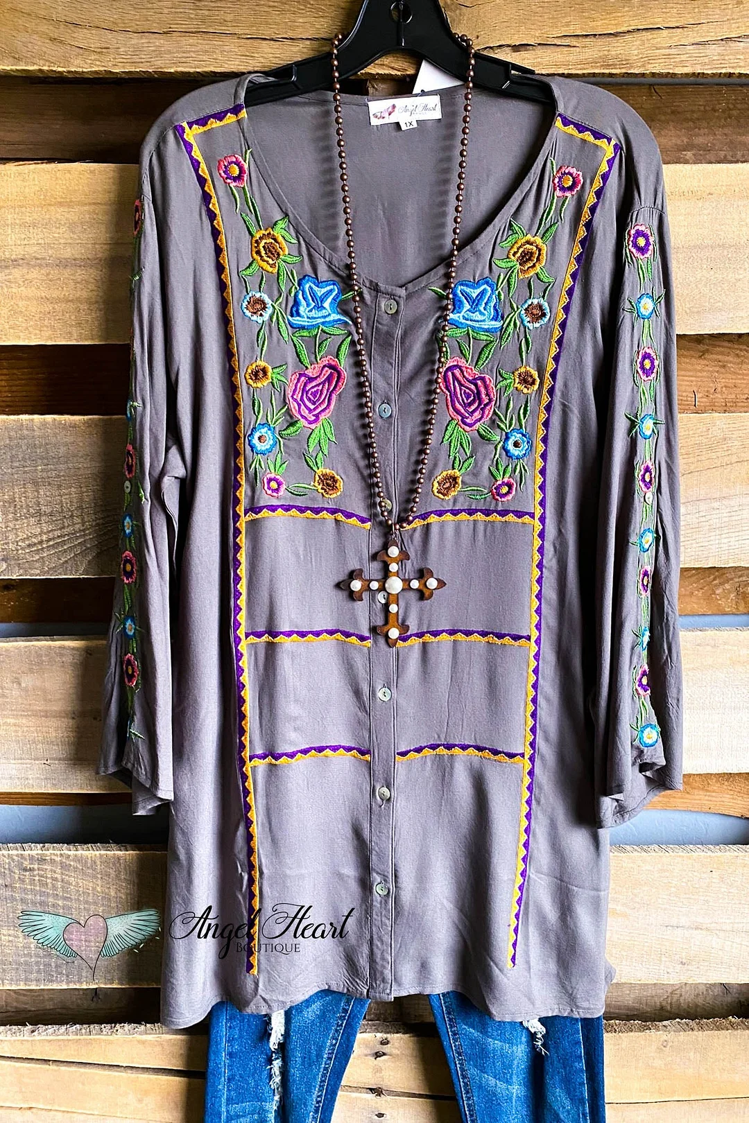 AHB EXCLUSIVE: Must Be Fate Tunic - Grey