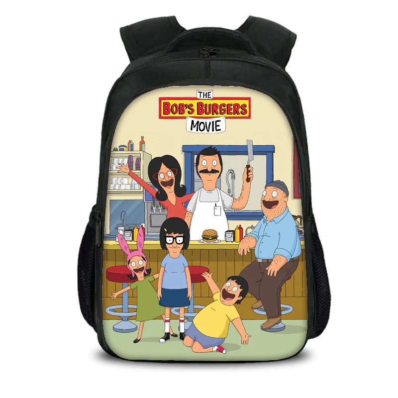 Bob's Burgers Backpack College Bag Large 16 inch for School
