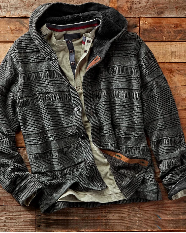 Casual all-match knitted jacket
