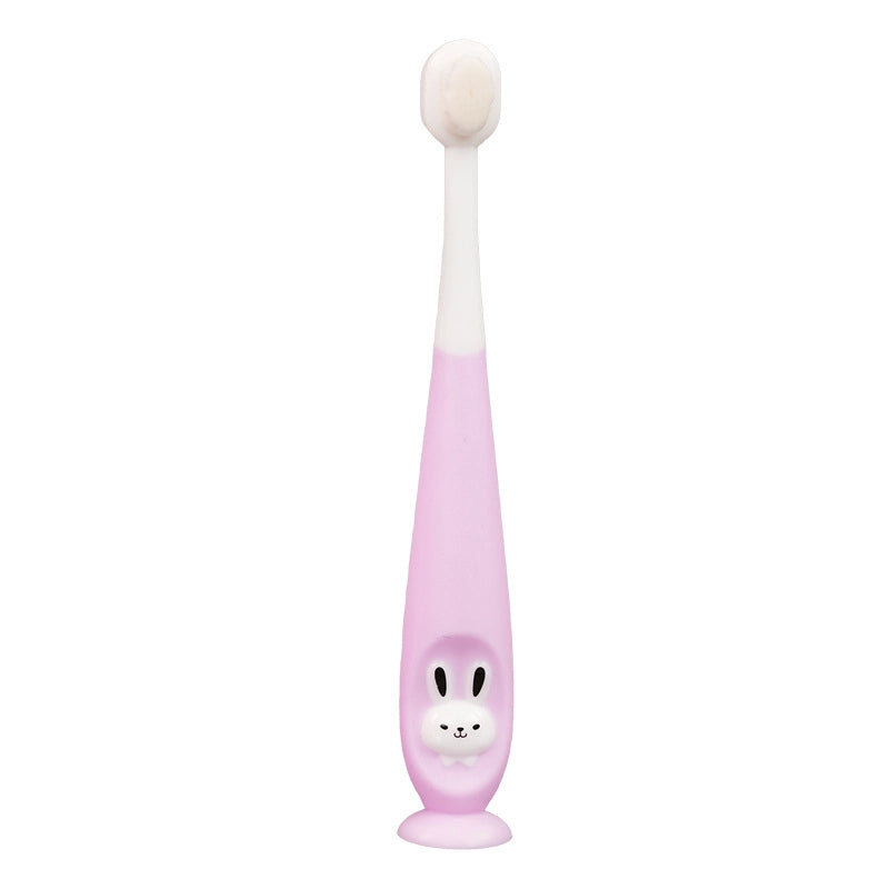 Children’s Hair Toothbrush Cartoon Rabbit Soft Hair Toothbrush 1-12 Years Old Baby Soft Hair Oral Cleaning Toothbrush Box