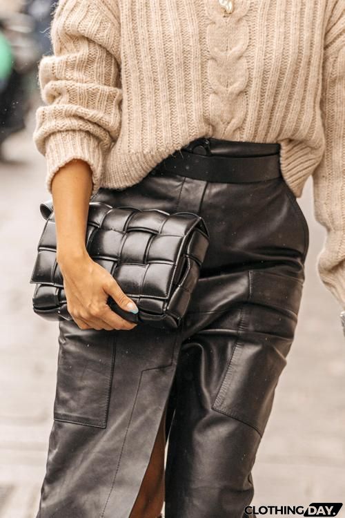 Weave Square Crossbody Bag