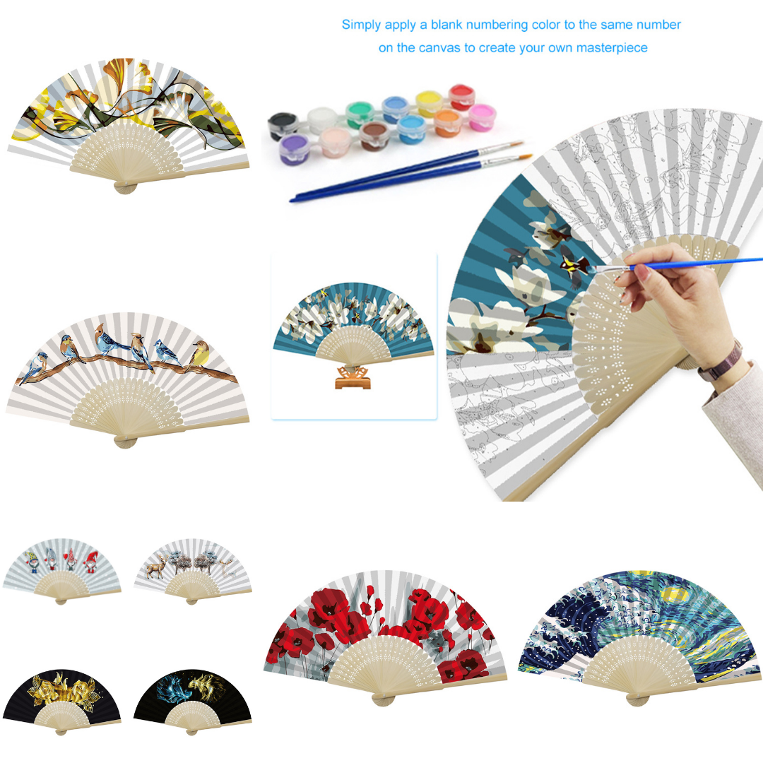 How to Paint a Fan: Instructions and Ideas - FeltMagnet