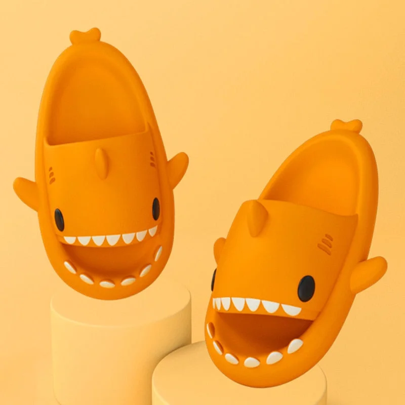 Man Women Shark Slippers Summer Adult Couple Slippers Indoor And Outdoor Funny Home Shoes Lovely Cartoon Cute Animal Slipper