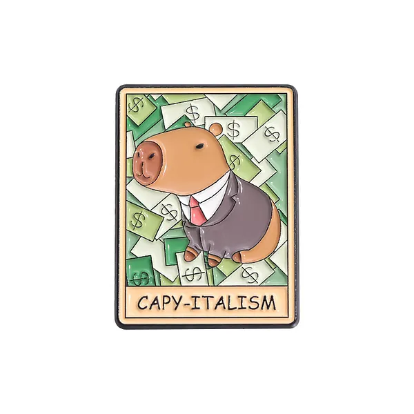 Foto del pin Capibara Capital Feliz