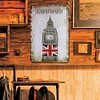 LONDON - Vintage Metal Signs - 20*30cm/30*40cm