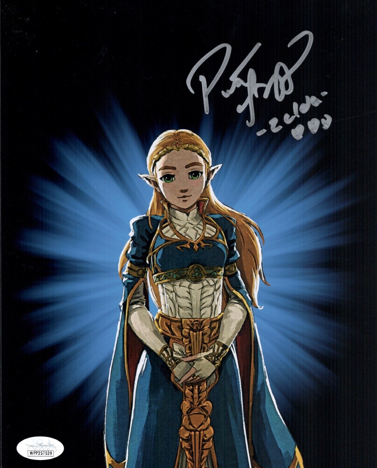 PATRICIA SUMMERSET Signed ZELDA Breath of the Wild 8x10 Photo Poster painting Autograph JSA COA