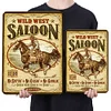 Wild West Saloon - Metal Tin Signs(8*12Inch/12*16Inch)