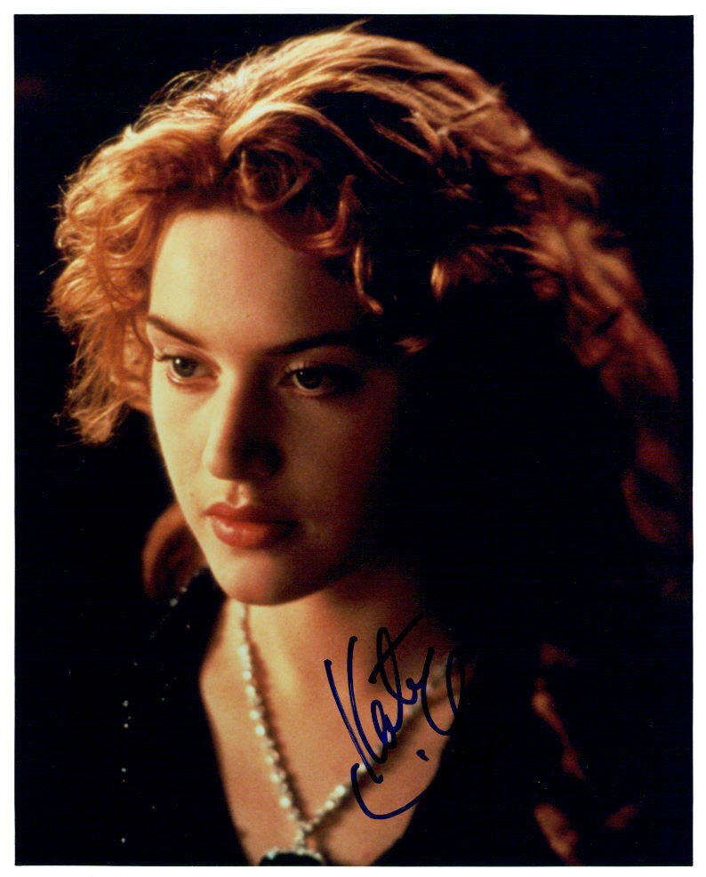 Kate Winslet (Titanic) signed authentic 8x10 Photo Poster painting COA