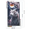 (45*80cm)Tiger - Full Round Drill Diamond Painting