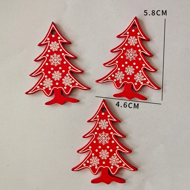 Factory Direct Crafts Creative Wooden Christmas Gift Interior Decorations Home Pendant DIY Accessories
