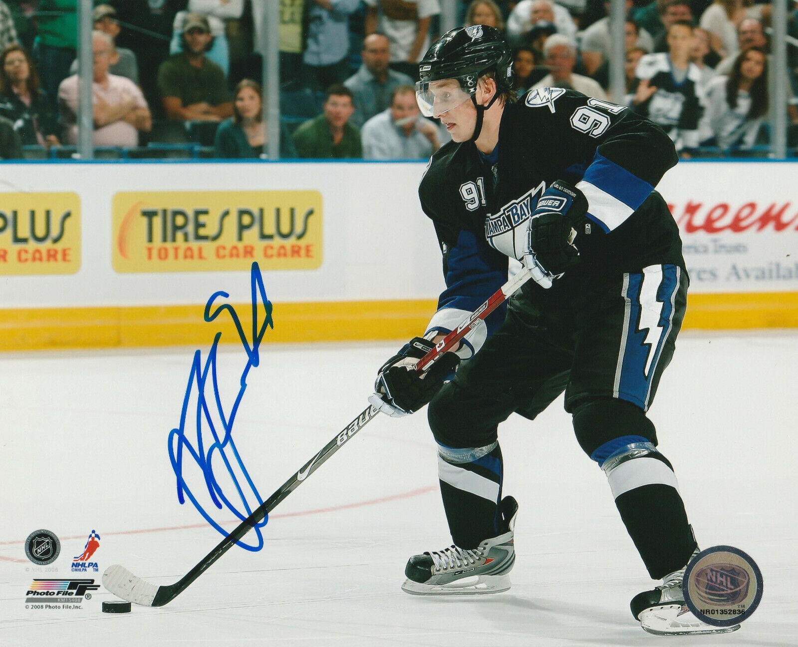 STEVEN STAMKOS SIGNED TAMPA BAY LIGHTNING 8x10 Photo Poster painting #2 Autograph