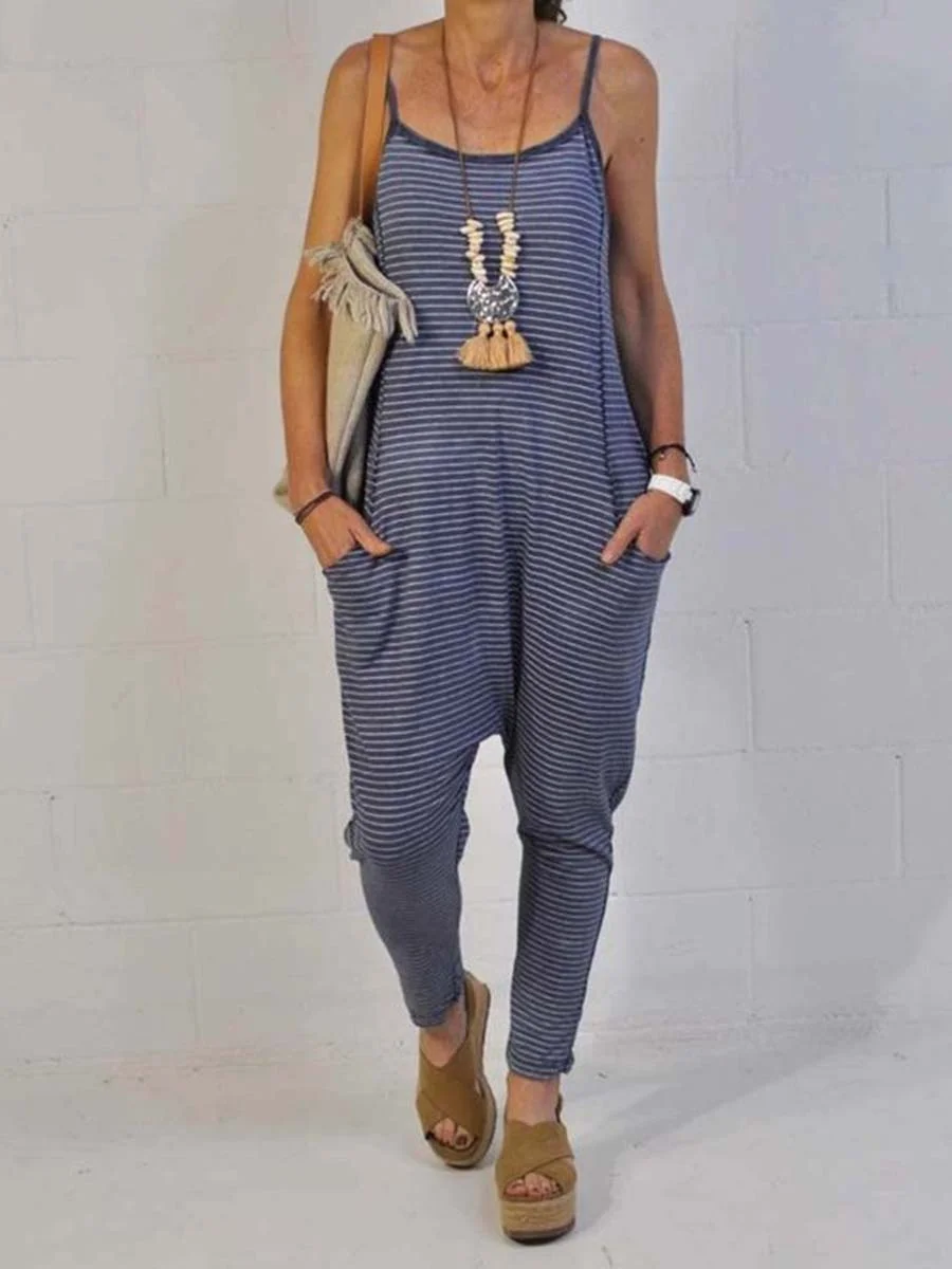 Women's Casual Solid Color Jumpsuit122603
