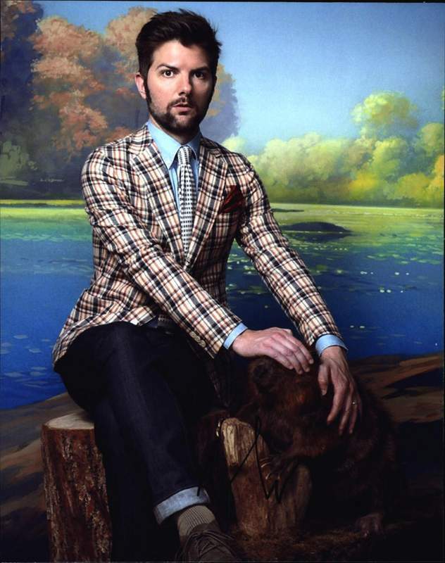 Adam Scott authentic signed celebrity 8x10 Photo Poster painting W/Cert Autograph A0007