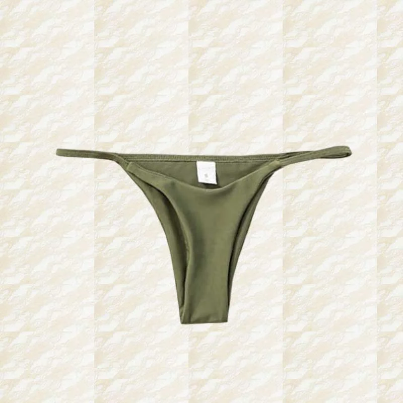 2020 Women Micro Bikini set Push Up Swimwear Solid Beach Bathing Suit Brazilian Thong Swimsuit For Girls Bikini Swim Suit Femme