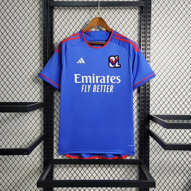 Olympique Lyon Away Shirt Kit 2023-2024 - Blue