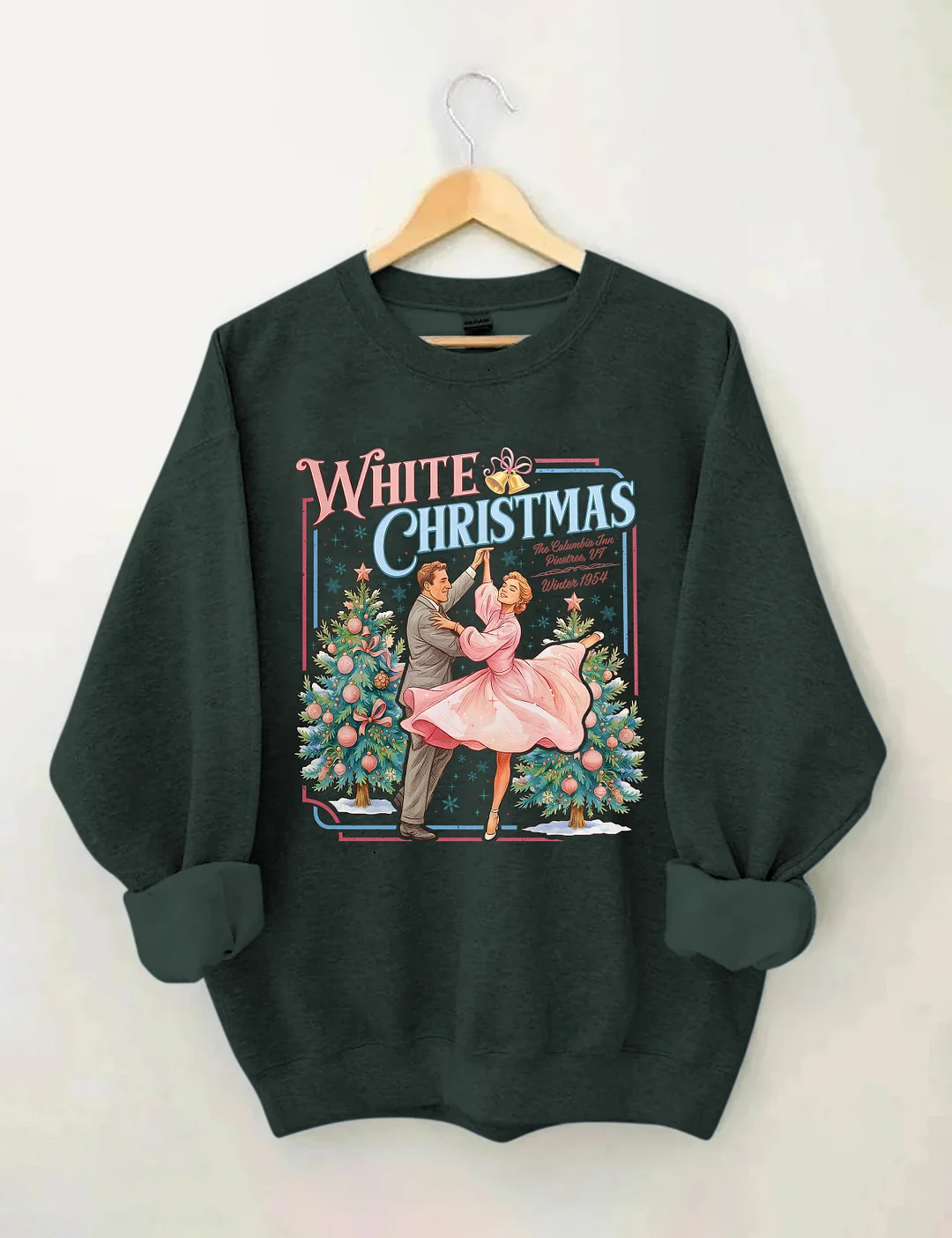 Haynes Sisters White Christmas Sweatshirt