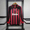 2006/2007 Retro Long Sleeve AC Milan Home Football Shirt 1:1 Thai Quality