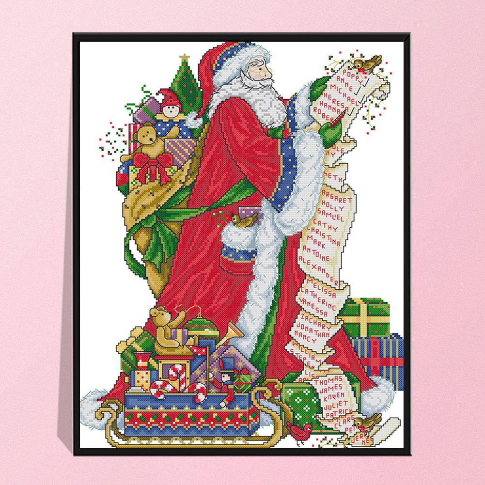 

Santa Claus - 14CT Stamped Cross Stitch - 44*36cm, 501 Original