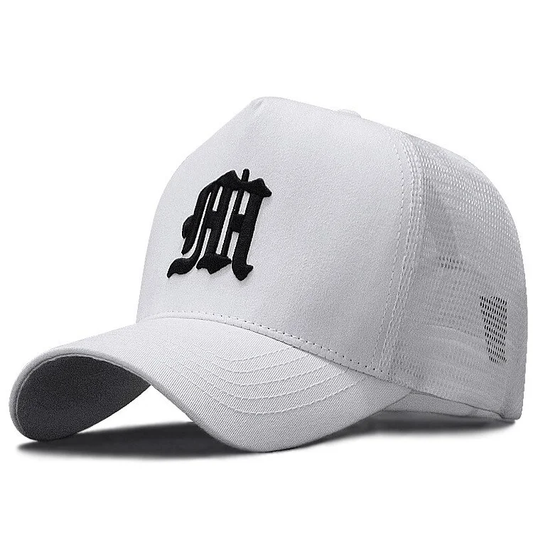 56-60CM 61-68cm Big Head Man Plus Size Baseball Cap Men Summer 100% Cotton Mesh Trucker Hat Male 3d Embroidery Snapback Hats