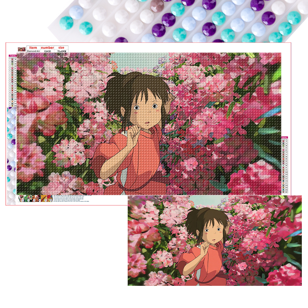 Spirited Away 70*40cm(canvas) full round drill diamond painting