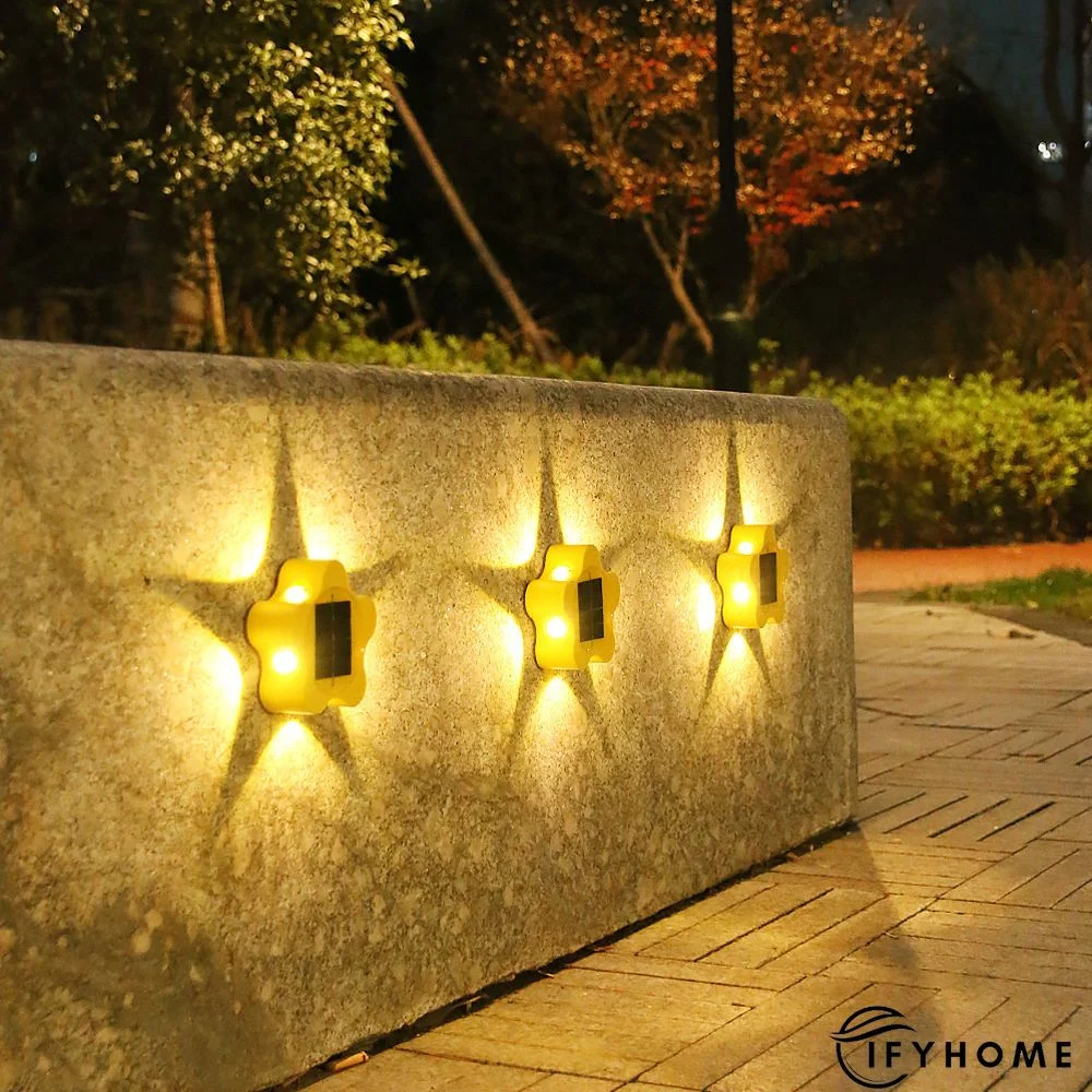 3PCS Solar LED Outdoor Wall Light Waterproof Garden Decor Lamp | IFYHOME