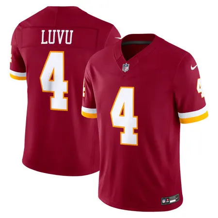 Men's Washington Commanders #4 Frankie Luvu Nike Burgundy Vapor F.U.S.E. Sewn Down Limited Jersey