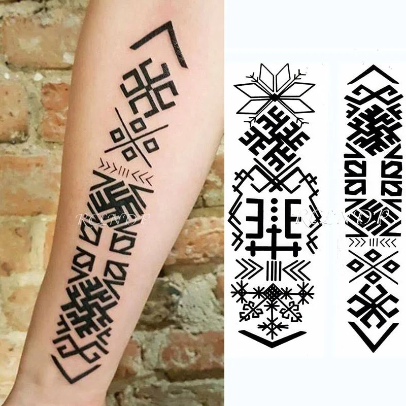 Waterproof Temporary tattoo sticker keep calm English letters words tatto stickers flash tatoo fake tattoos for men women