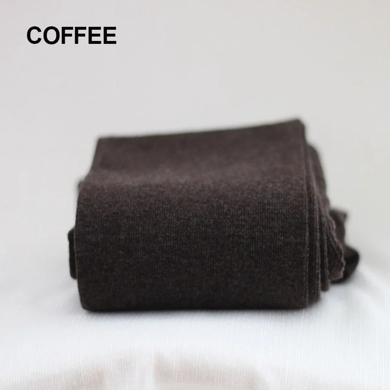 Warm Pantyhose Tights High Elastic Waist Thick Stockings Tights Female Striped Pantyhose 16 Solid Color Autumn Winter Tights