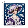 uk.everydayedeals DIY Pearl Painting With Frame - Handmade Self-Adhesive Pearls - Lady(25*25cm)