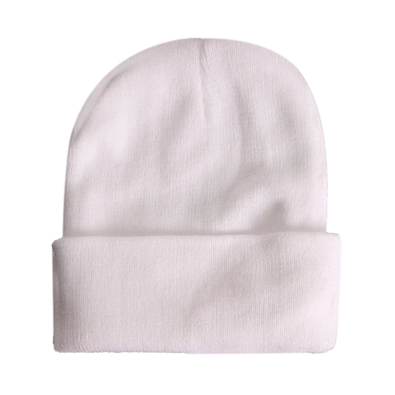 Unisex Streetwear Solid Color Sewing Flat Eaves Wool Cap