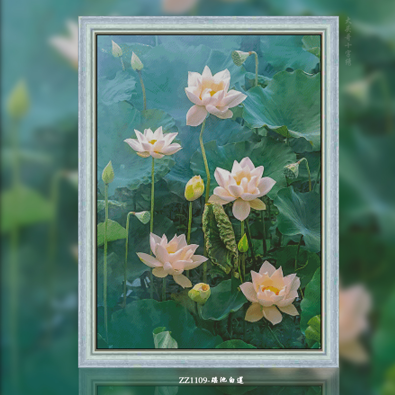 [ZZ1109-Yaochi White Lotus]  Painting Fairy Cross Stitch