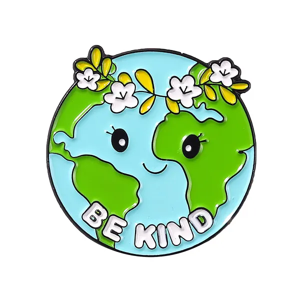 Foto del pin Tierra Amiga Sonriente