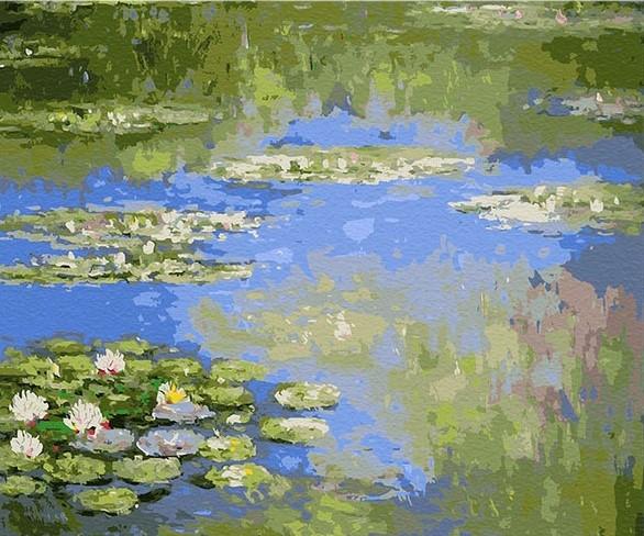 

Water Lilies Morning Claude Monet – Paint By Numbers - 40*50CM, 501 Original