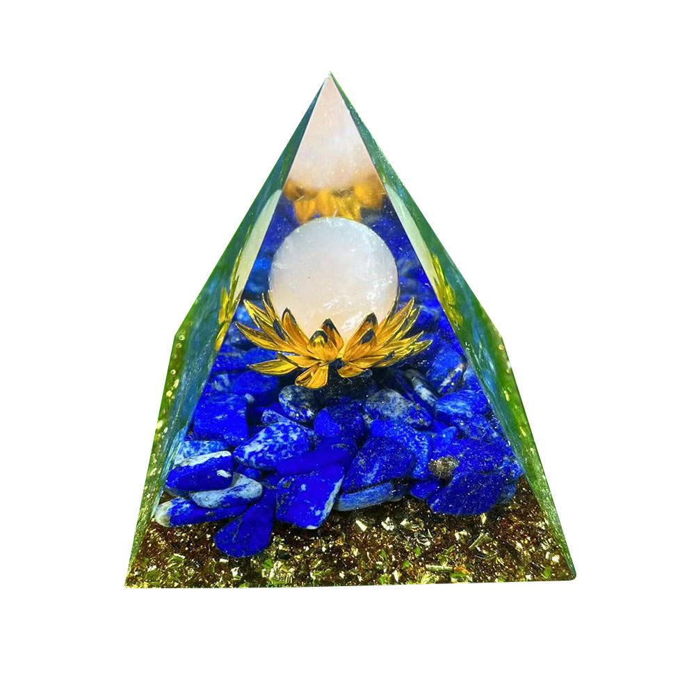 

5cm Natural Orgonite Pyramid Chakra, 501 Original