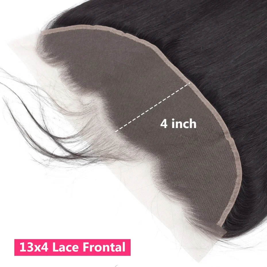 Straight 12A 13X4 13X6 Transparent Lace Frontal With Baby Hair Lace Frontal