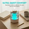 Air Humidifier Super Anti-Dry-Burning Quiet Silent Dual-Spray Humidifier W/ 7-Color Ambient Night Light Suitable for Room Office and Gym