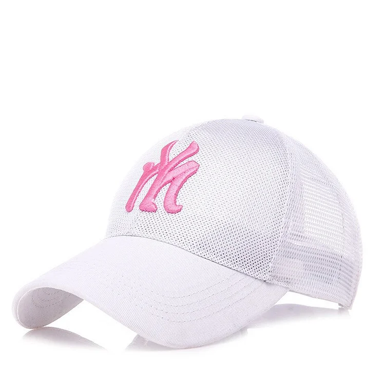 MY Embroidered Baseball Cap Men Women Adjustable Breathable Mesh Sun Hat Outdoor Snapback Sports Cap Tide Hip Hop Dad Hats DP035