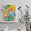 (5 Sizes) Beach Sandal-Full Square Diamond Painting