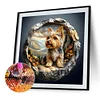 Yorkshire Terrier - Rundbohrer Diamond Painting - 30*30cm