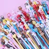20PCS Random Mixed Cartoon 0.5mm Black Gel Pen School Opens Season Student Office Cute Stationery