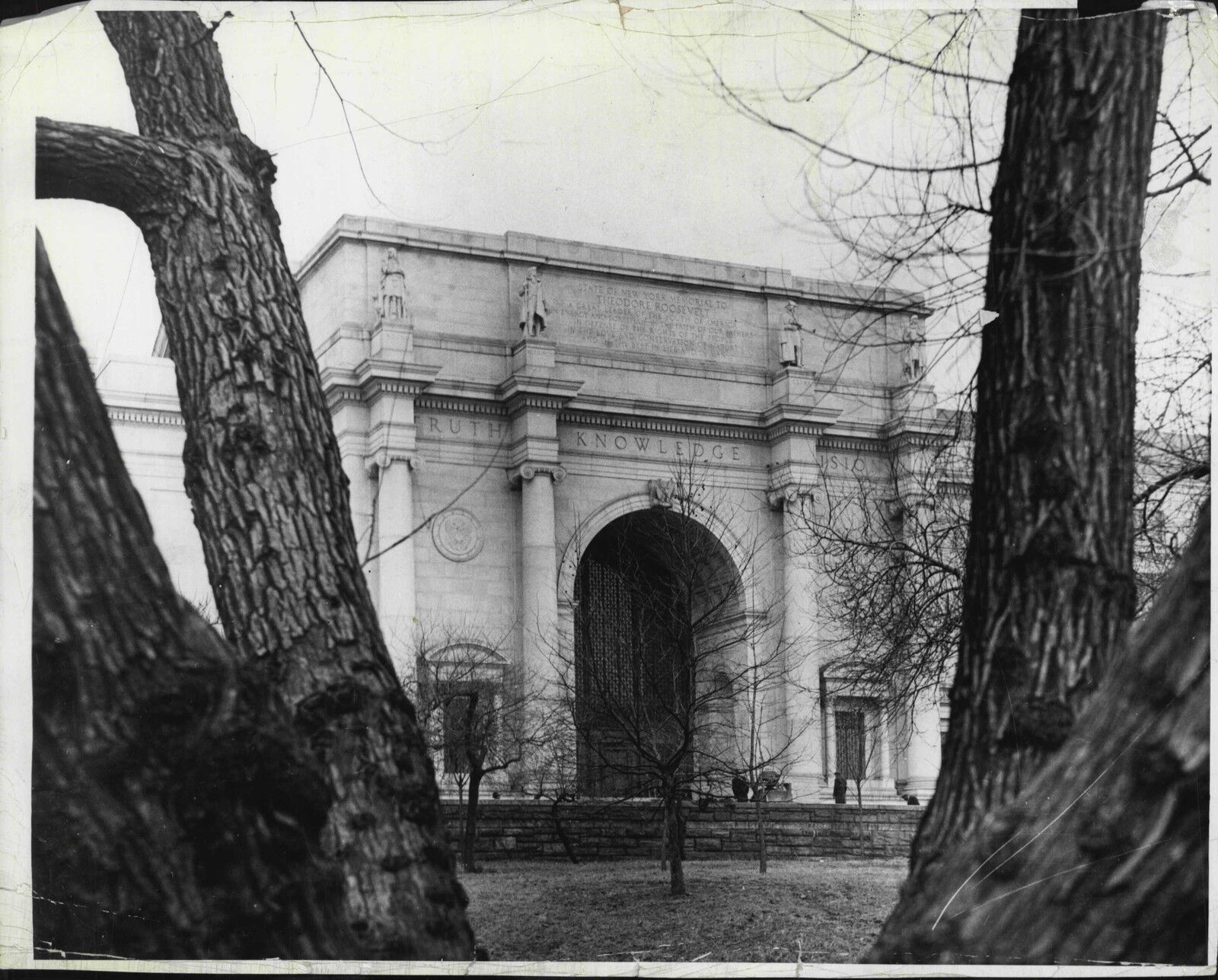 Theodore Roosevelt Hall at Museum of Natural History New York NY Press Photo Poster painting