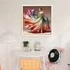 Colorful Dress Girl-11CT Stamped Cross Stitch 45*45cm/17.72*17.72in