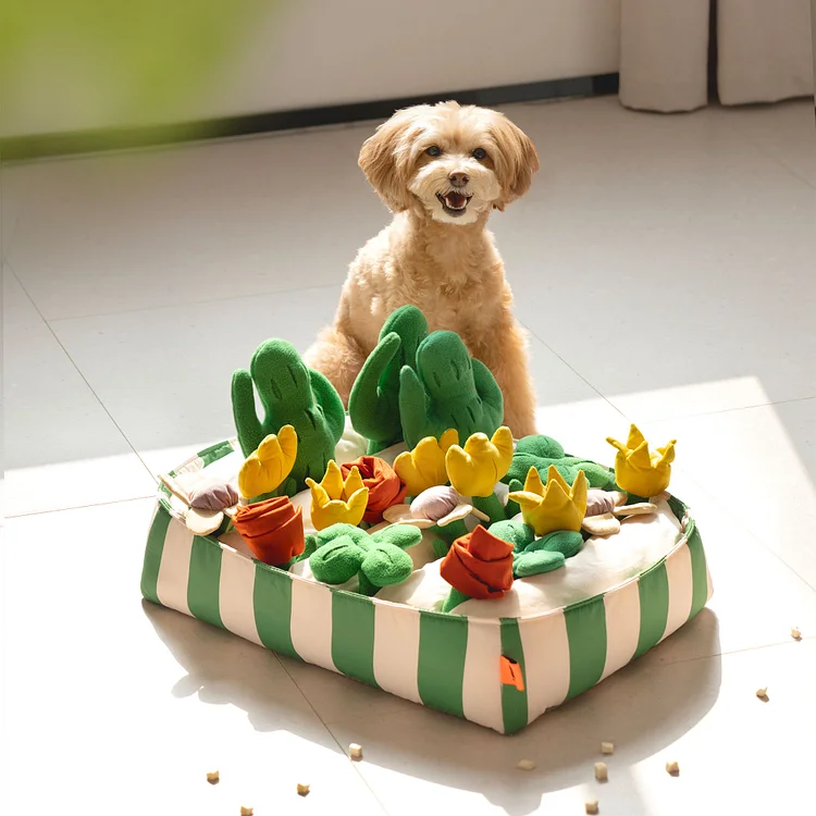 Fleece Snuffle Birthday Cake, Dog Enrichment Puzzle, Dog Puzzle