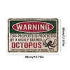 Warning - Vintage Metal Signs(12*16Inch) - Warning