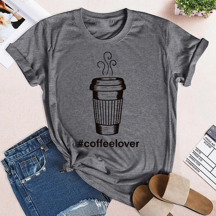 Coffee lovers funny  T-Shirt Tee-04811-Annaletters