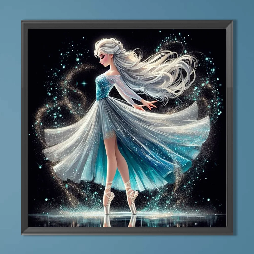 Diamond Painting - Full Round Drill - Princess Elsa(Canvas|40*40cm)