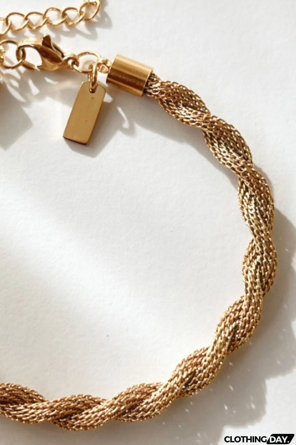 Twisted Stainless Steel Bracelet